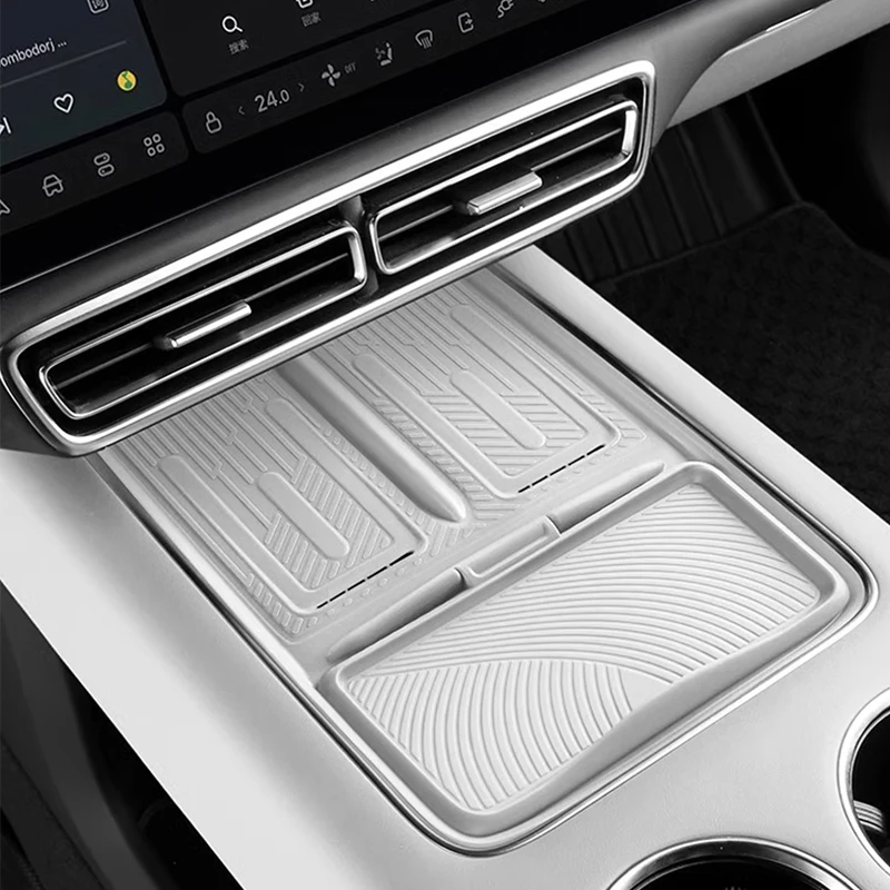 

Центральный беспроводной зарядный силиконовый коврик для LiXiang L6 L7 L8 L9 2024, аксессуары для модификации