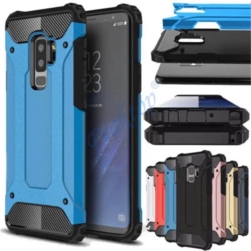 Shockproof Rugged Hard PC Armor phone Case for Samsung Galaxy A5 A6 A7 A8 A9 J3 J4 J6 J7 J8 Plus 2018 Protective Back Cover Case