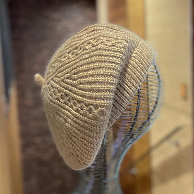 

Japanese Autumn Winter Knitted BERET Women Casual Korean Fashion Retro Girl Painter Hat Student College Style Khaki