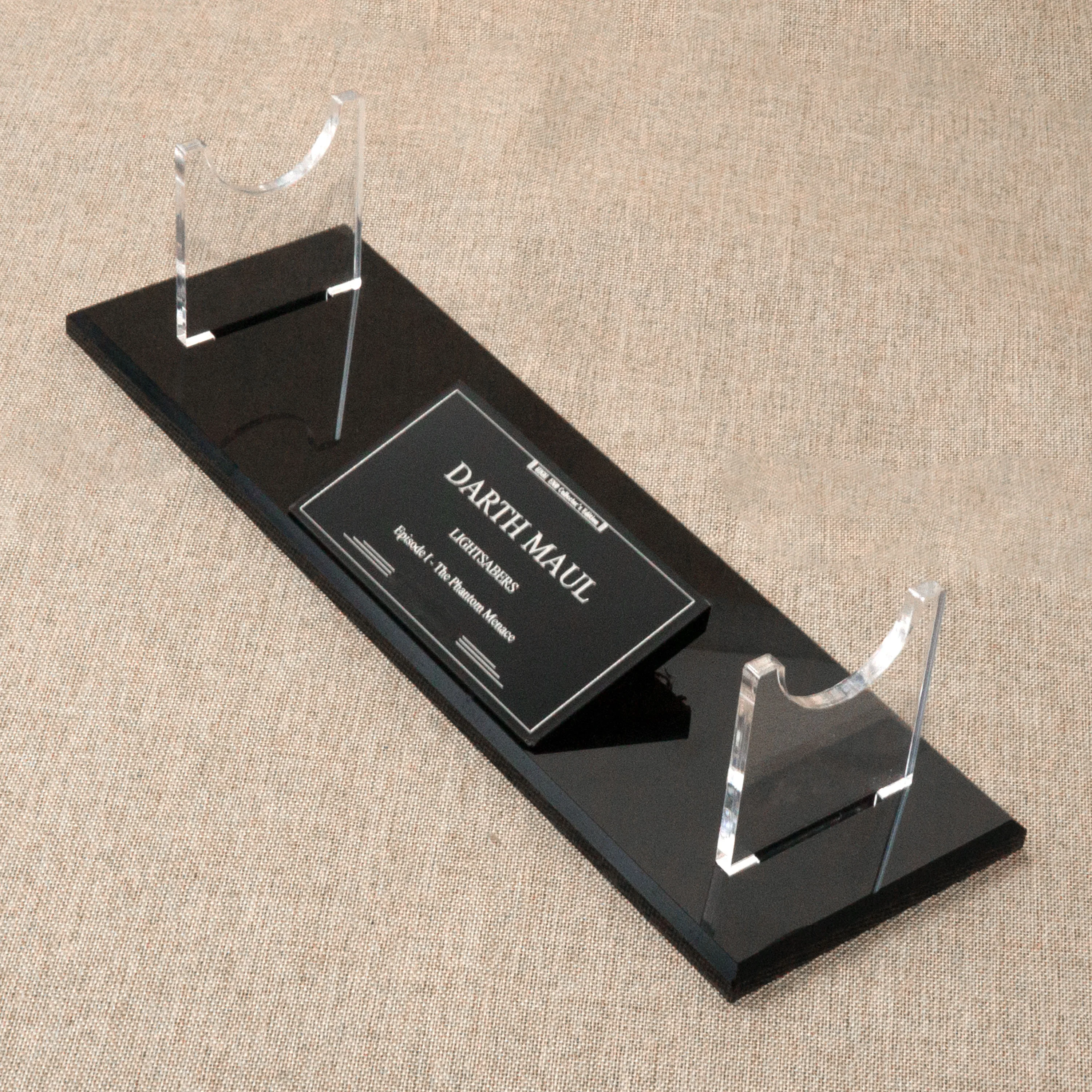DARTH MAUL Lightsabers Collection Display Stand Saber Nameplate Акриловый материал 89sabers ELFsaber LGTsaber Можна