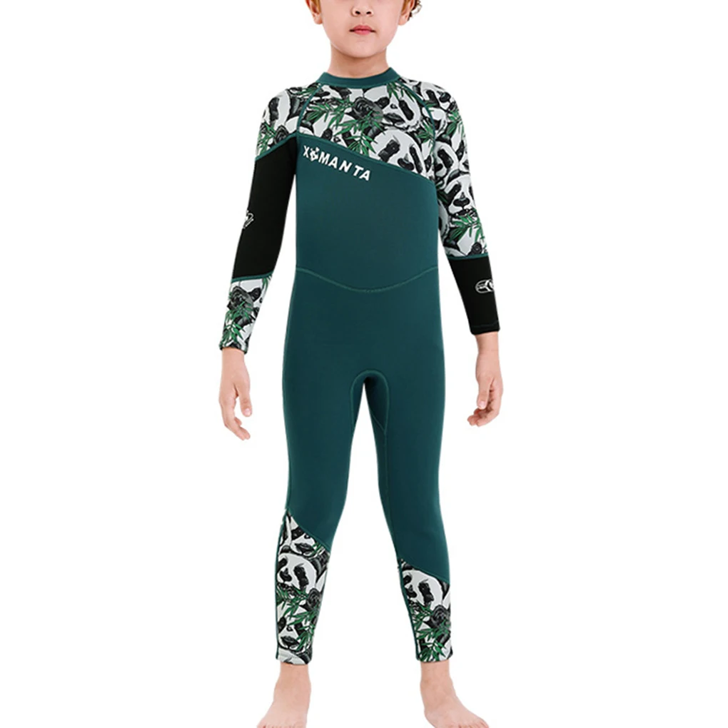 

2.5MM Wear-resistant Long Sleeved Long Pants Wetsuit Rash Guards Neoprene Cold Body Feeling Snorkel Suits for Children