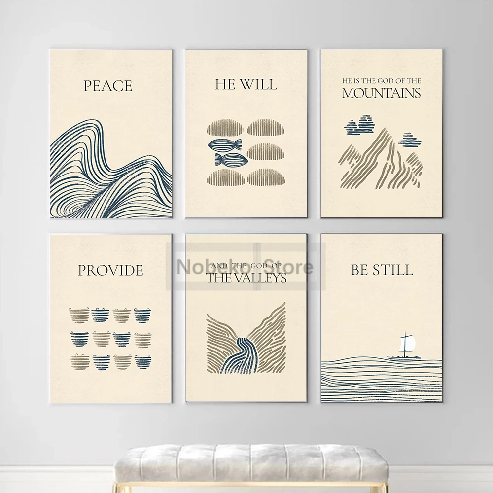 Версии Библии искусство Вдохновляющие версии христианские принты Картина на