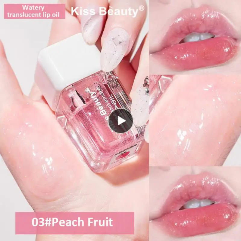 

Moisturizing Lip Portable Crystal Jelly Oil Plumping Lip Plump Lip Glow Oil Lip Cosmetics Lip Glaze Sweat-proof Waterproof