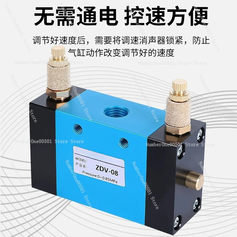 Автоматический возвратно-поступательный клапан ZDV-08 пневматический