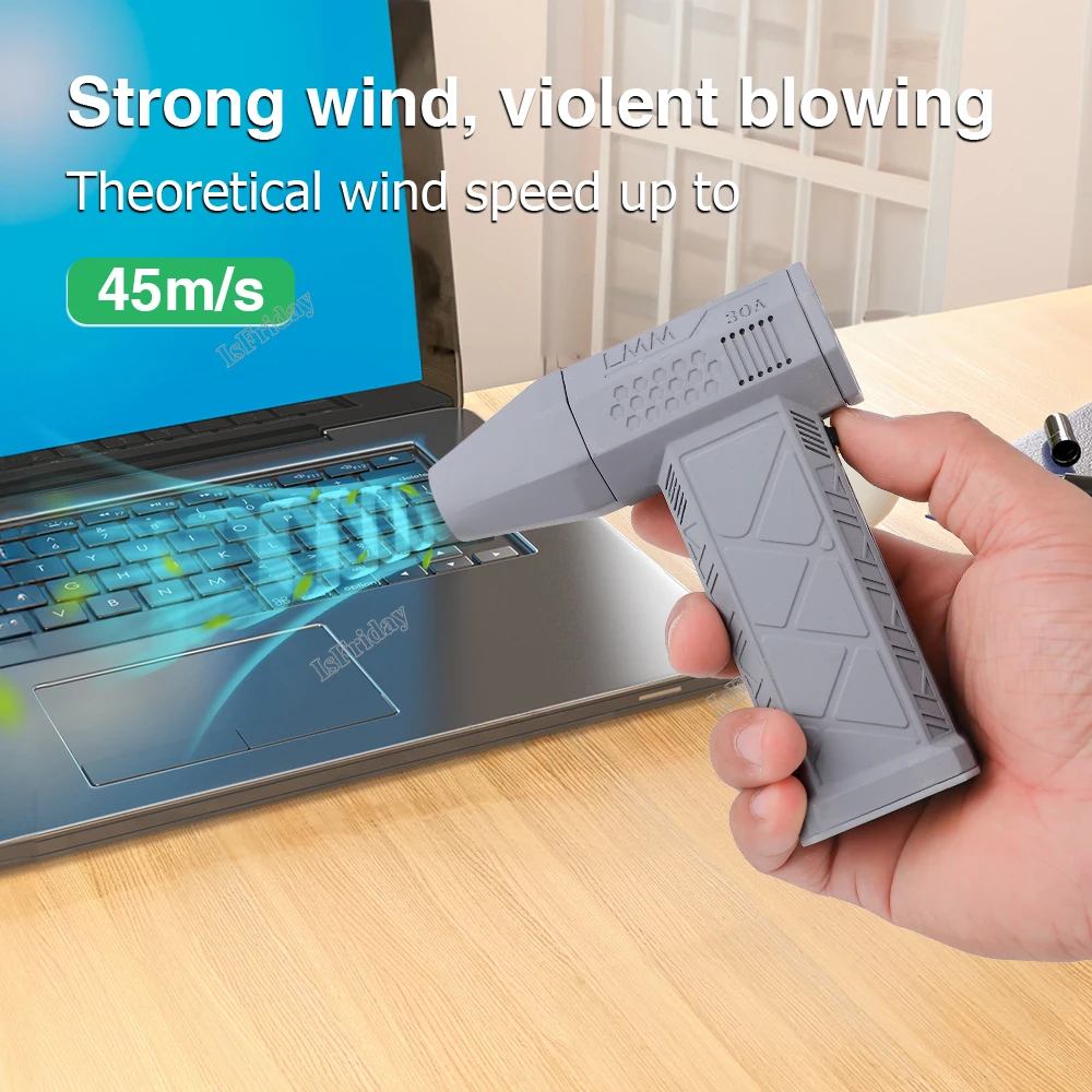 Воздуходувка Mini Turbo Jet вентилятор мощность 110000 об/мин мощный воздуходув с