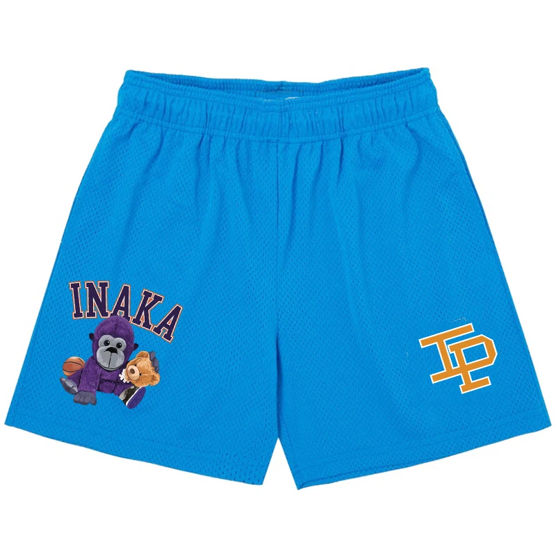

Inaka Shorts Men Women Basic Short Pants Inaka Power Men Women Gym Basketball Shorts Summer Mesh Beach Shorts Fashion Breathable