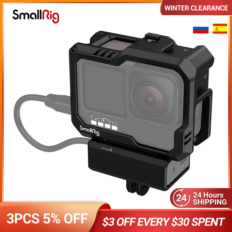 

Черная клетка SmallRig для экшн-камеры GoPro HERO9 3083