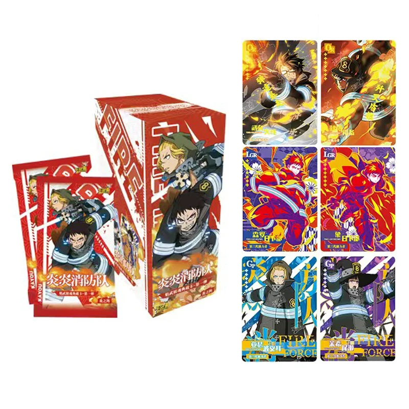 

Новая карта Fire Force TCG Аниме Коллекция Booster Box Game рождественские детские игрушки подарок