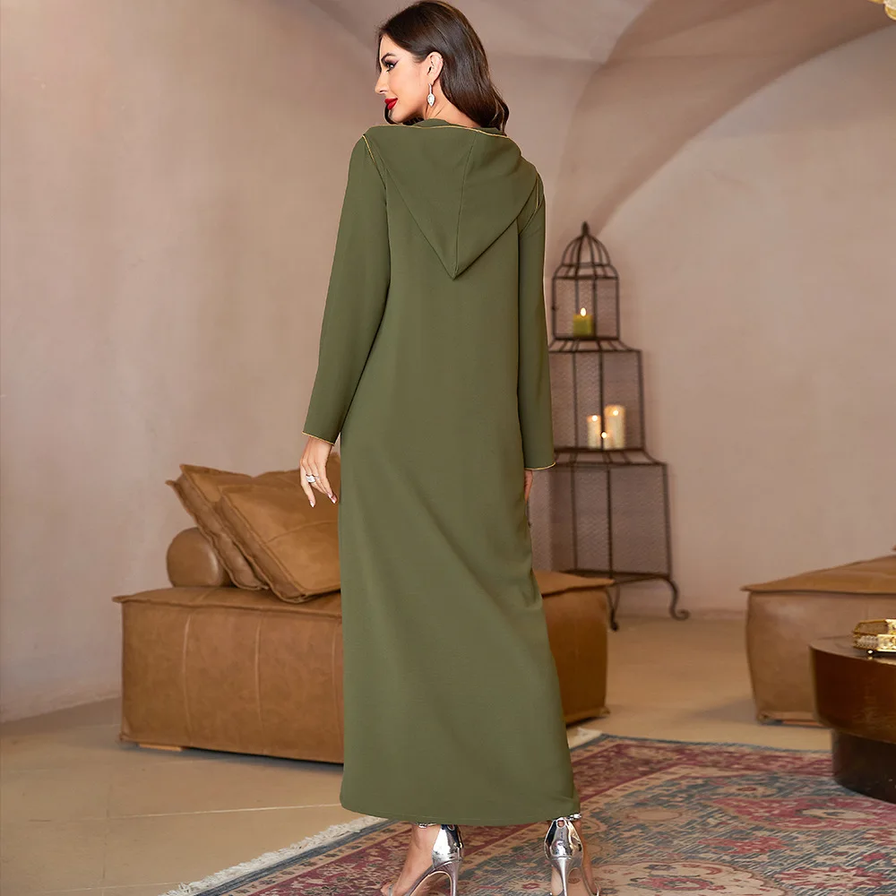 Abaya Dubai Islam Clothing Muslim Dress Women Turkey Islam Jalabiya Moroccan Kaftan Robe Musulmane Longue Caftan Djellaba Femme