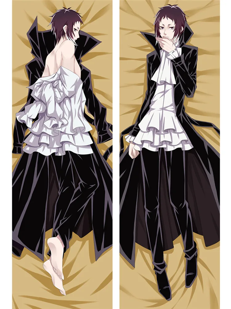 Ryunosuke Akutagawa (Бунго бродячие собаки) Аниме Dakimakura подушка чехол обнимающая Подушка Наволочка Чехол с двусторонним принтом
