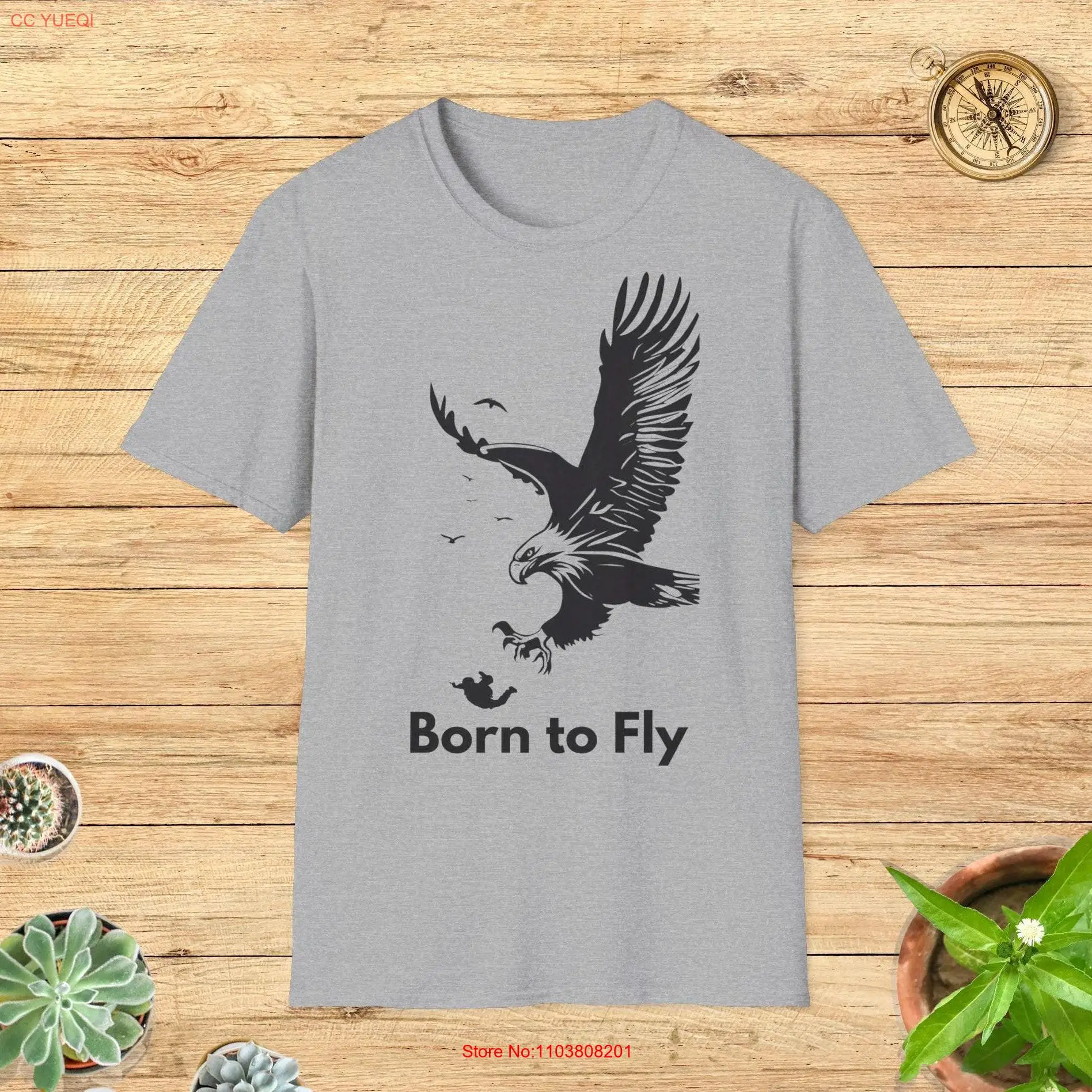Футболка Born to Fly для прыжков с парашютом забавная футболка Eagle Thrill Seekers Adrenaline Junkie
