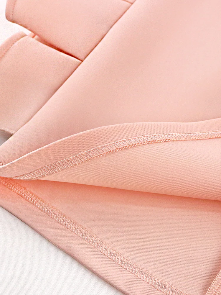 Plus Size Women Pink Dress Birthday Party Ruffle Stylish Sleveless robes femmes Mesh Patchwork Elegant Summer Homecoming 2023
