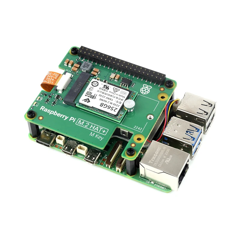 Официальный Оригинальный Raspberry Pi AI Kit Hailo-8L Module с M.2 HAT + 13 топов вычислительных