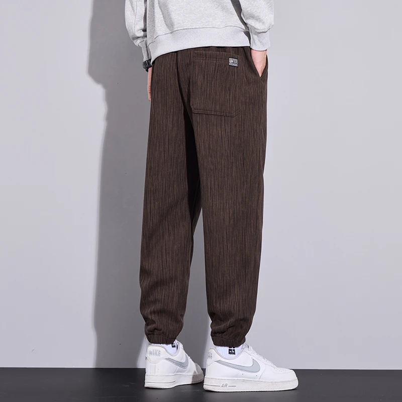 Модная и удобная мужская Осенняя Вельветовая полоска