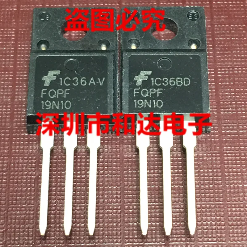 

10pcs FQPF19N10 TO-220F