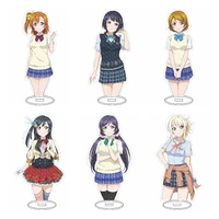 lovelive school idol project character new model figure acrylic stands model cute girls desk decor exquisite anime fans gift