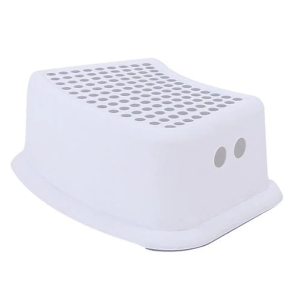 Children's Stackable Step Stool Assistant Assistant Kitchen Bathroom Toilet Chair(grey)