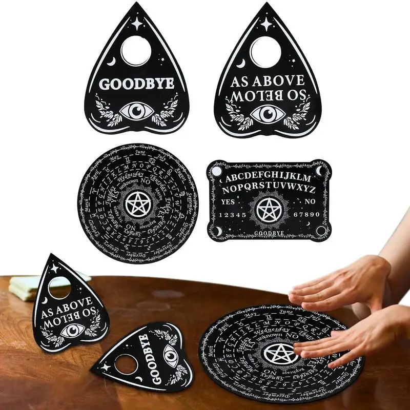 

Pendulum Board For Divination Wood Talking Board With Planchette Detailed Instructions For Teens Adults Birthday Party Family