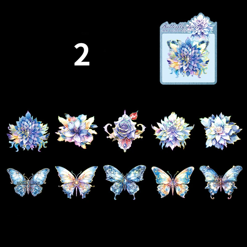 

Mr. Paper винтажная Бабочка Наклейка цветок тема DIY Руководство материал украшения художественные принадлежности Канцтовары 10 шт./упаковка