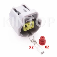 1 set 2 pins automobile water temperature sensor wiring terminal waterproof socket for toyota 184006 2 178392 2