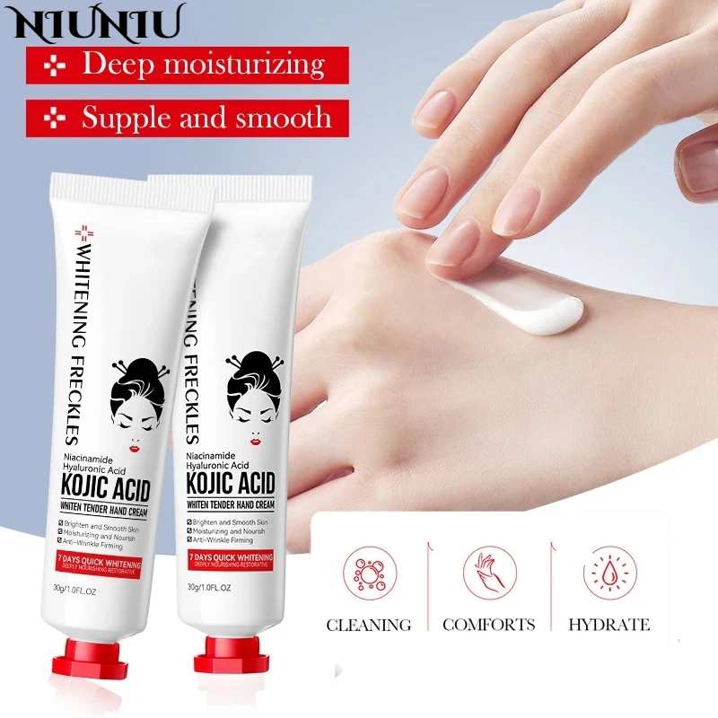 Крем с койевой кислотой исчезающий тусклый крем для рук быстрогладкий
