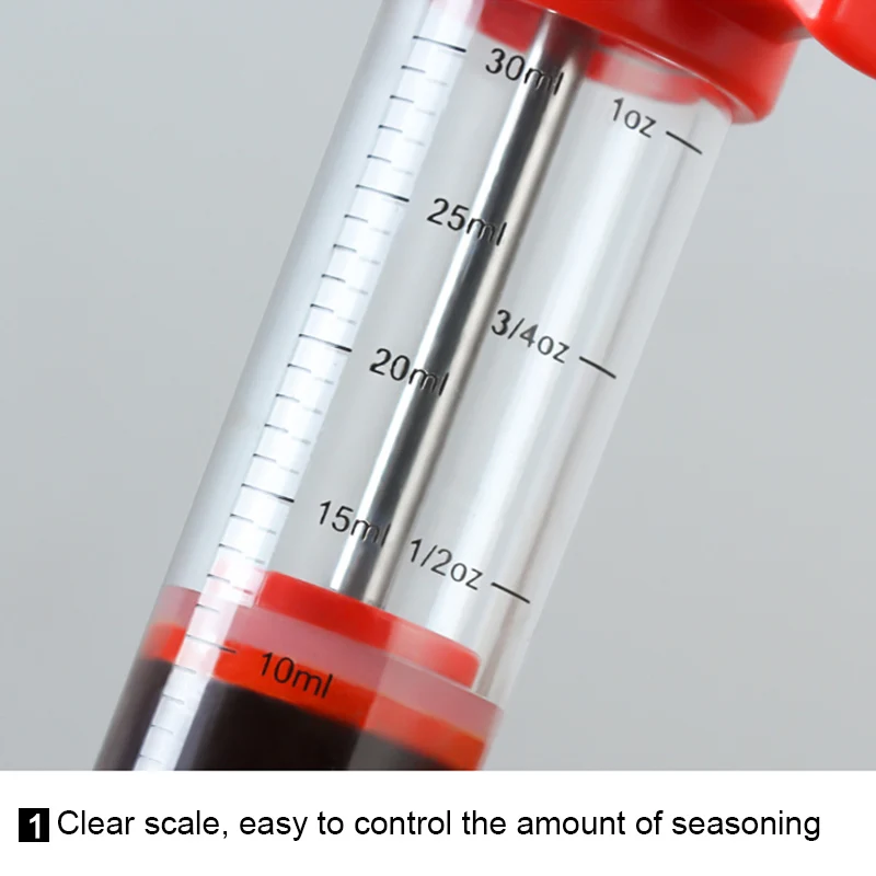 Шприц для мяса и барбекю шприц маринада инжектор свиных стейков соусов с 3 иглами