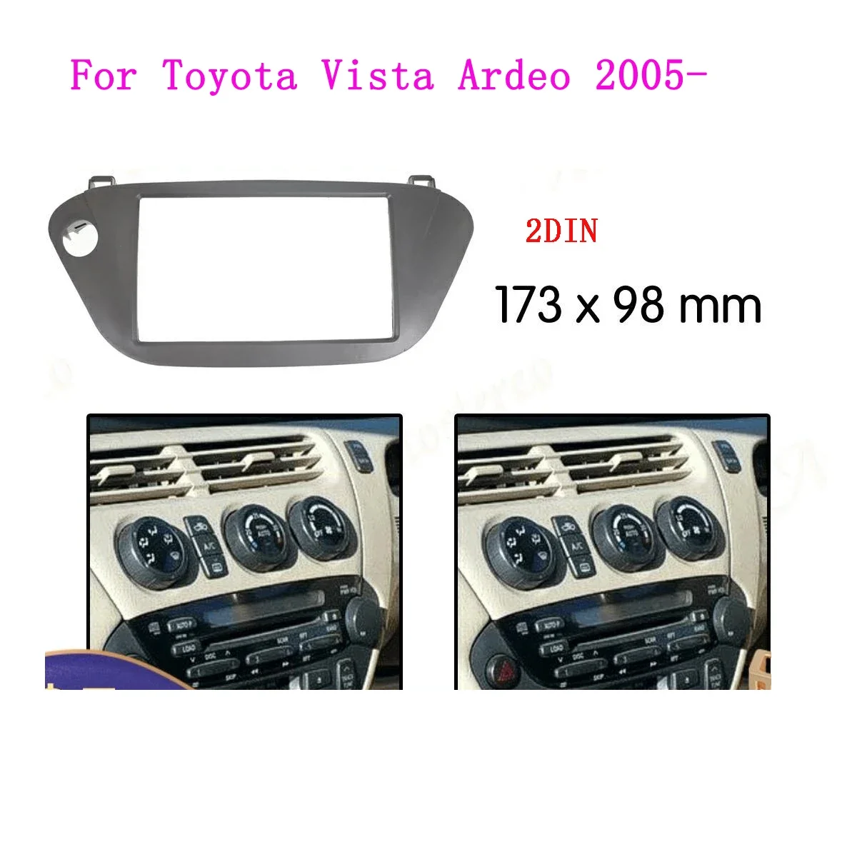Автомобильная лицевая рамка с двойным DIN для Toyota Vista Ardeo 2005 автомобильный