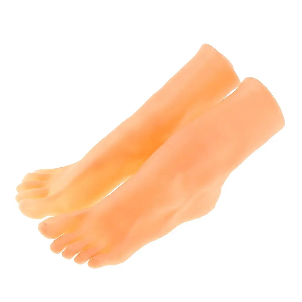 

1 Pair Lifesize Female for Jewerly Sandals Shoes Socks Anklet Display