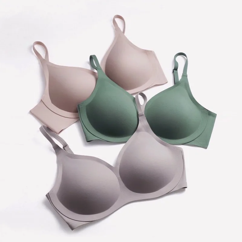 

Комплект женского Бесшовного нижнего белья с чашками пуш-ап