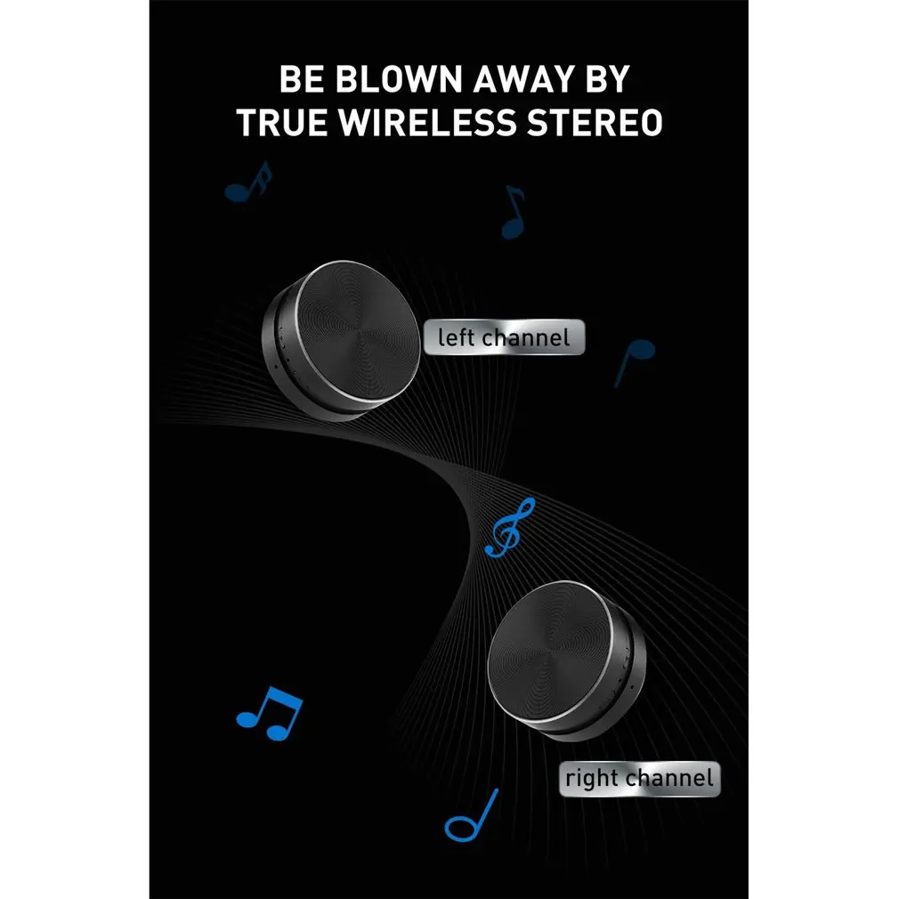 Колонка Bluetooth с костной проводимостью стерео аудио цифровые TWS беспроводные