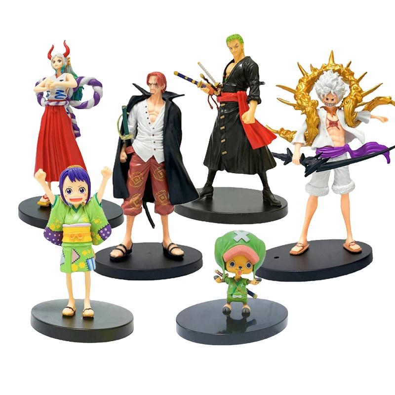 

One Piece Figures Gear 5 Luffy Nika Action Figure PVC Anime Yamato Collection The Island Of Ghosts Model Shanks Doll Toys Gifts