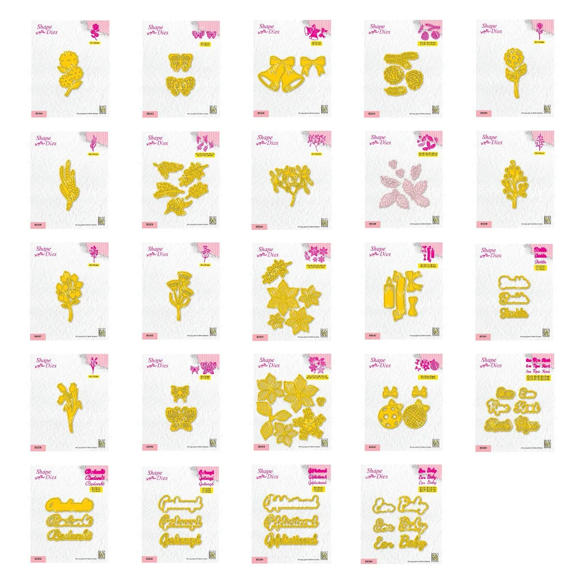 

New Cutting Dies for 2022 Christmas Bells Balls Candles Butterfles Craft Supplies Diy Scrapbooking Paper Card Embossing Template
