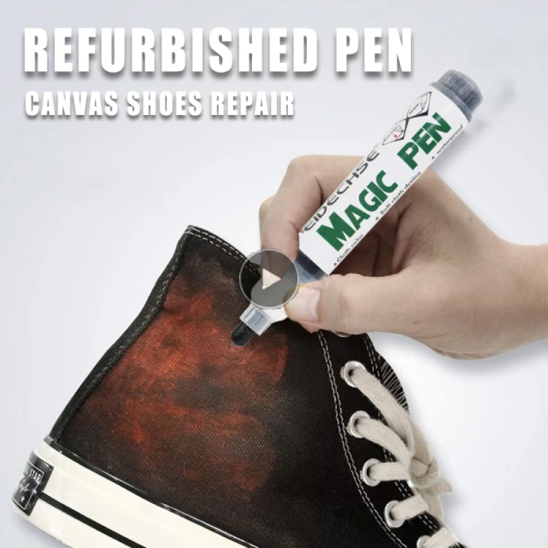 

1pcs Canvas Shoes Repair Pen Cloth Color Soft Cloth Dyeing Waterproof Refurbished Pen Canvas Complementary Color Repair Pen