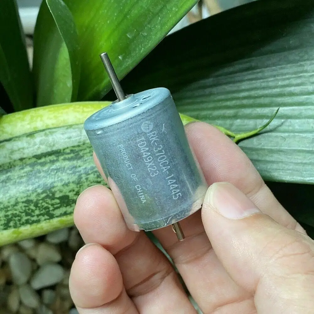 MABUCHI RF RK-370CA-14445 MotorDC 12V-24V 9400 об/мин, двойной вал для игрушечных автомобилей, моделей лодок, бытовая техника