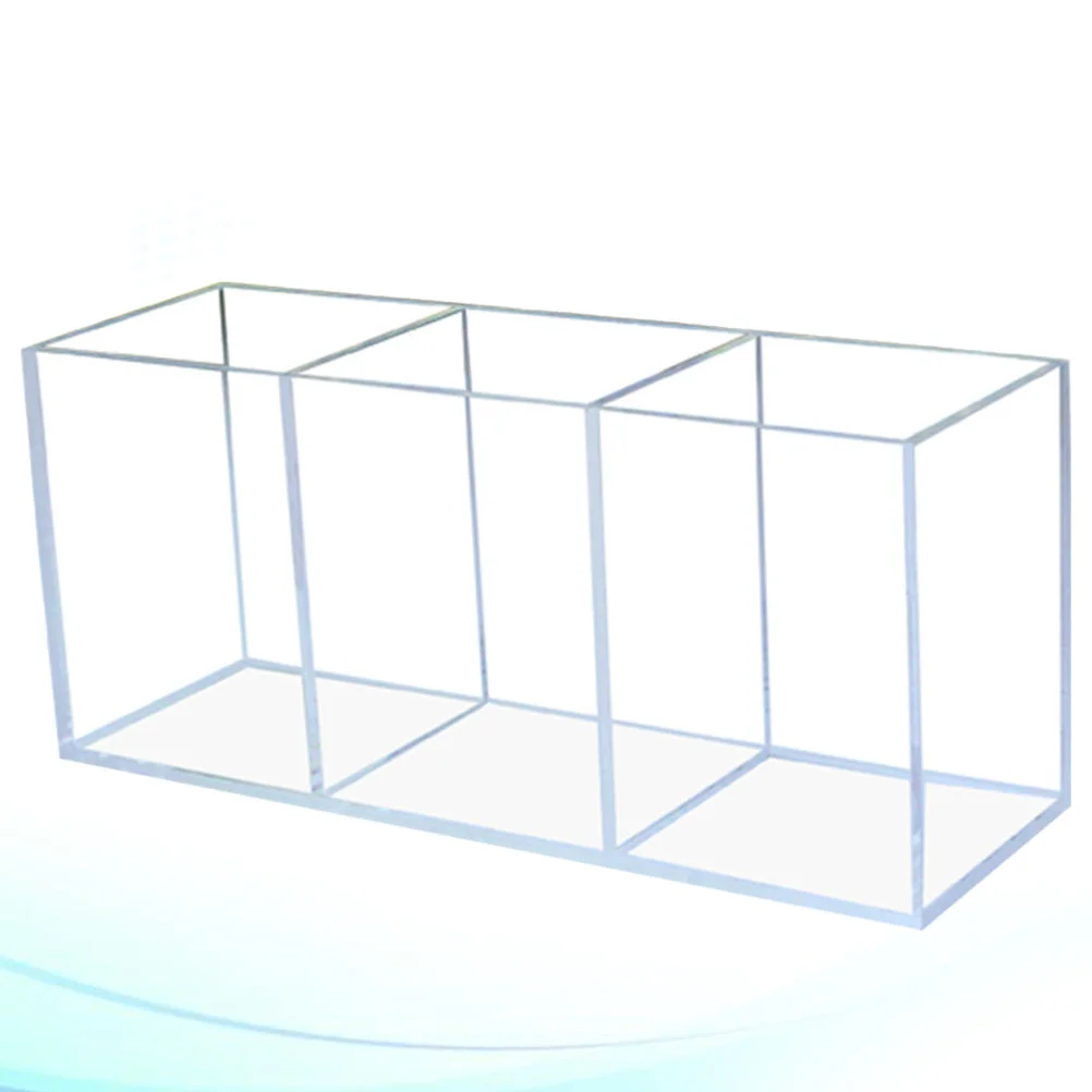 

Makeup Brush Storage Box Simple Case Sundries Container Cosmetics Organizer Transparent