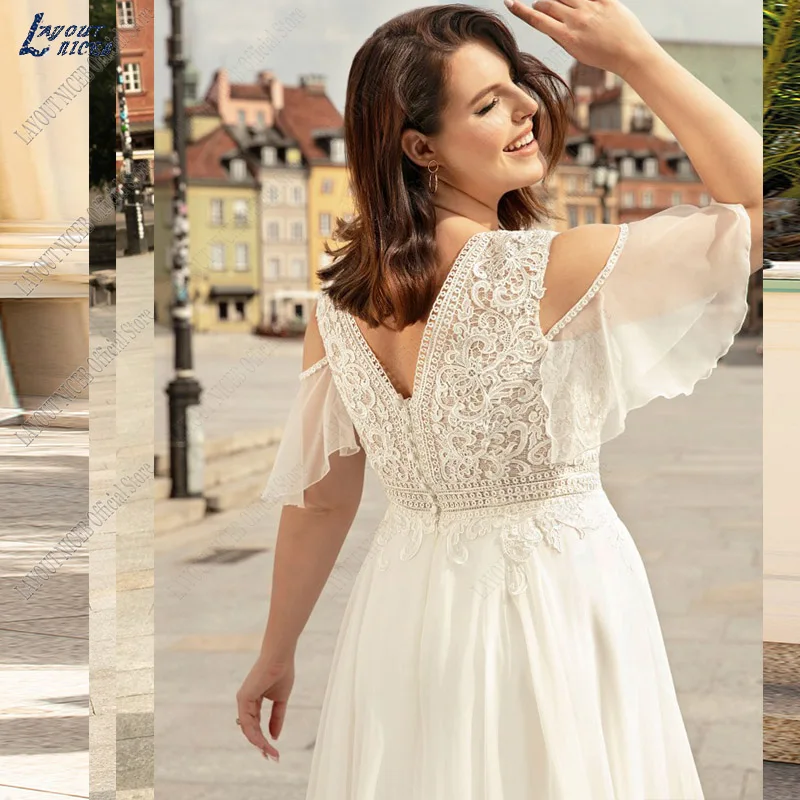 Рисунок 5 - Женское шифоновое платье с коротким рукавом