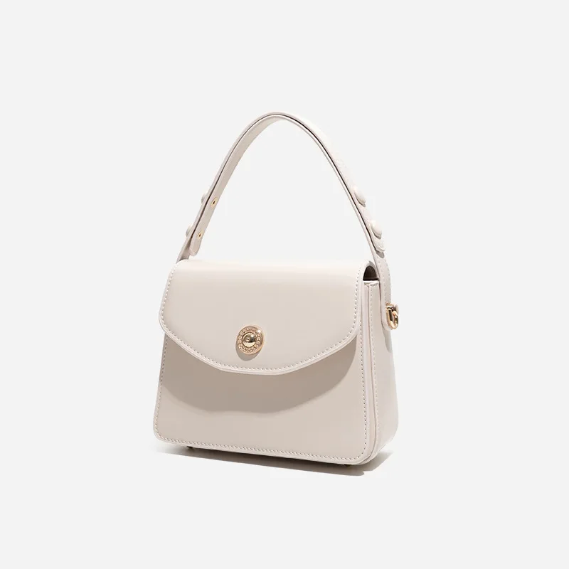 

Solid PU Handbag 2023 New Women's Summer Single Bag Retro Simple Underarm Bag Luxury Elegant Hasp Small Change Wallet