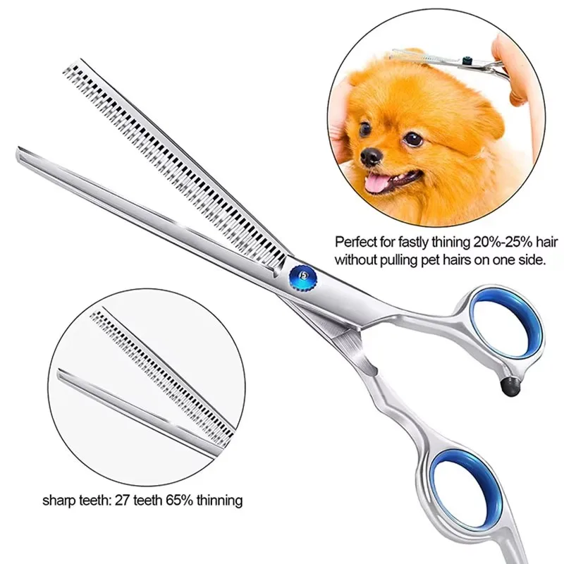 Ножницы для ухода за домашними животными из нержавеющей стали профессиональные