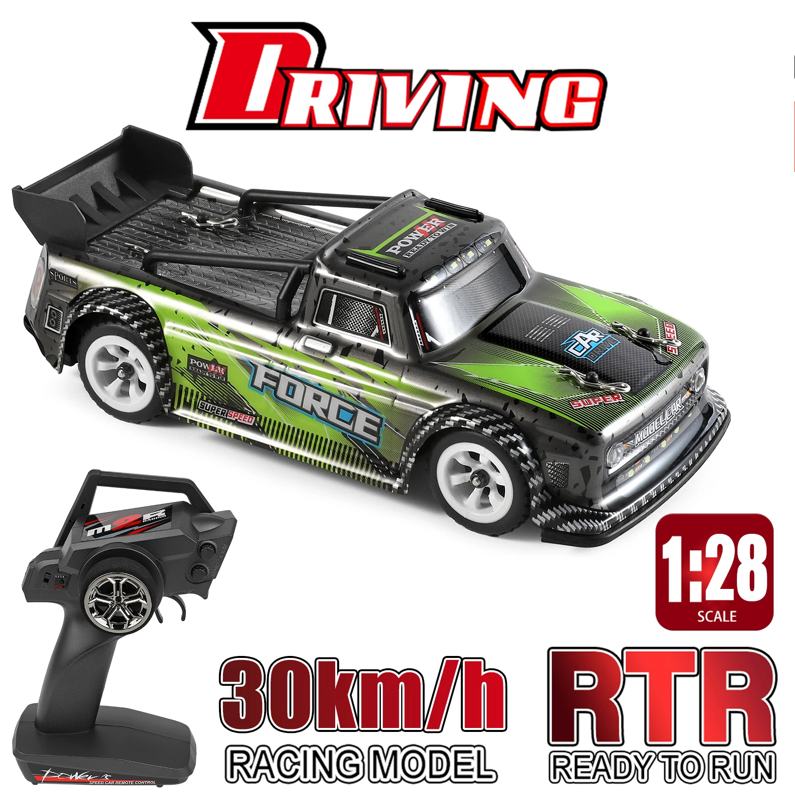 Гоночный автомобиль на радиоуправлении WLtoys 284131 1/28 2 4 ГГц гоночный 30 км/ч