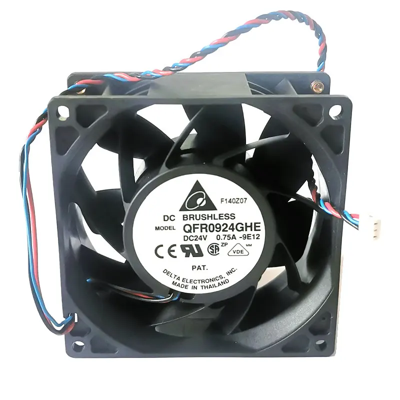 

9cm QFR0924GHE 9238 24v 0.75a 3wire Cooling fan