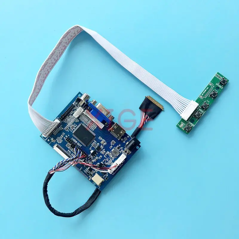 

Fit LTN140AT07 LTN140AT08 Controller Driver Board 14" Laptop Monitor DIY Modify Kit 2AV VGA 1366*768 HDMI-Compatible 40-Pin LVDS