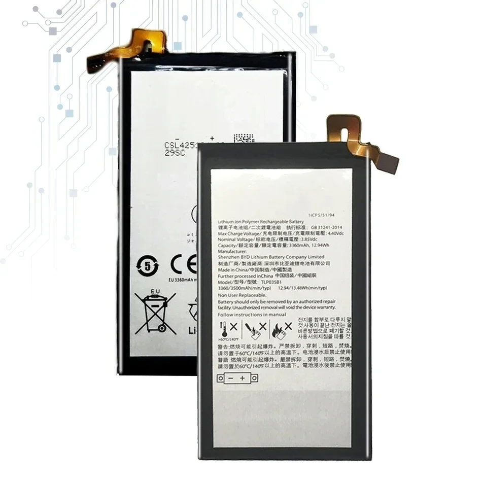 BAT-60122-003 Аккумулятор для BlackBerry keyone Key2 Z30 Q20 Classic SQC100-1 SQC100-3 Q30 SQW100-1 SQW100-3 TLP035B1 BAT-63108-003