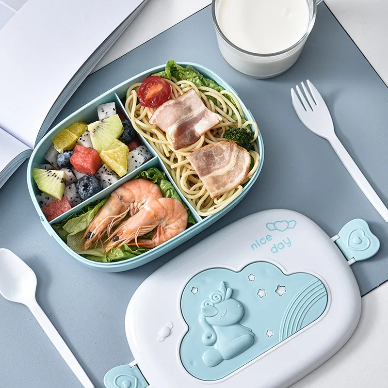 Горячая милая коробка для завтрака Bento Kawaii детей школьников японский стиль