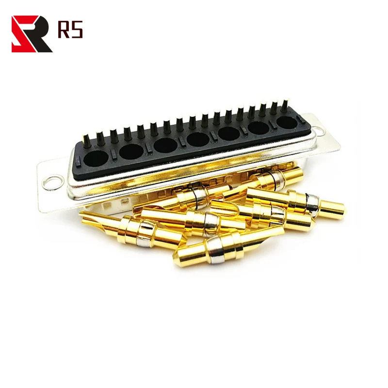 

Штекерный разъем D-Sub 27W4, паяльный Тип 10A 20A 30A 40A, большой ток 17 + 7 ядер, вилка, 1 шт.