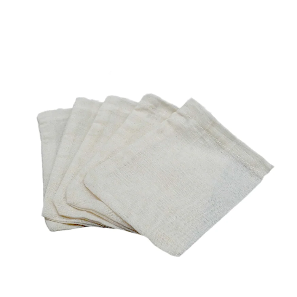

Tealooseempty Leafreusable Cheesecloth Cooking Soup Mesh Infusers Filter Drawstring Infuser Cottonsachet