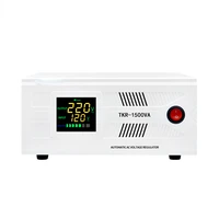 single phase 220v household air conditioner appliances lcd smart automatic ac voltage stabilizer regulator