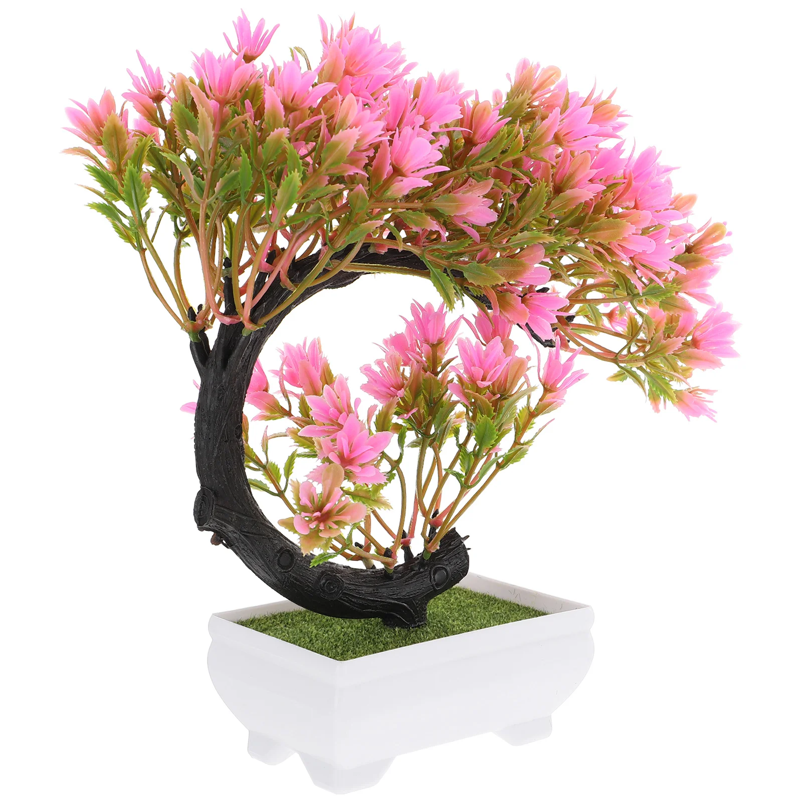 

Artificial Plants Indoor Faux Pot House Fake Bonsai Tree Decoration Home Realistic Ornaments Potted