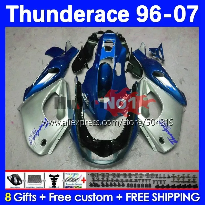 

Thunderace For YAMAHA YZF 1000R YZF1000R blue silvery 1996 1997 1998 1999 2000 2001 115No.97 YZF-1000R 02 03 04 05 06 07 Fairing