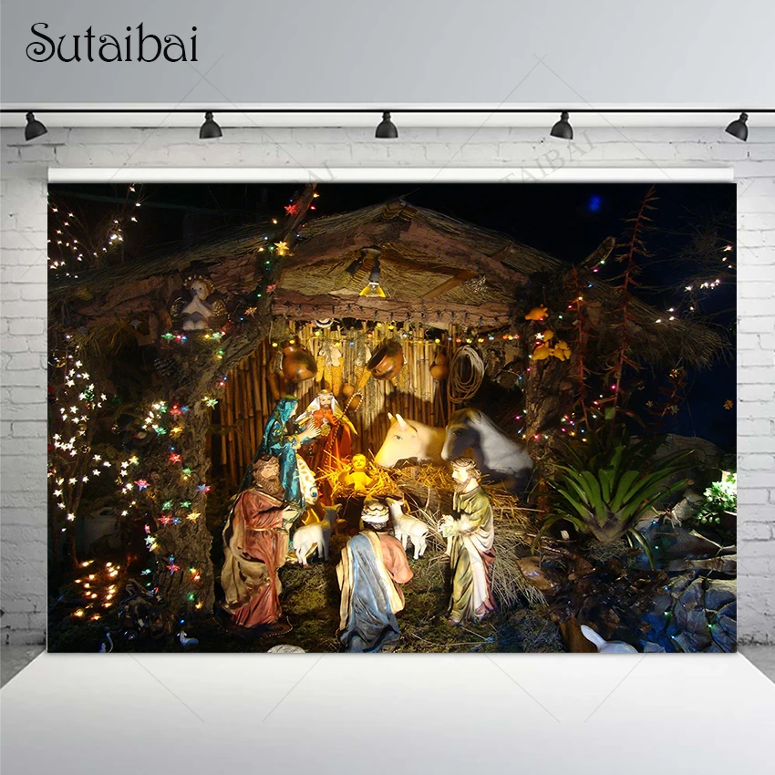 

My First Communion Party Newborn Baby Christian Holy Bible Cross Baptism Poster Photo Background Photography Backdrop zone Props
