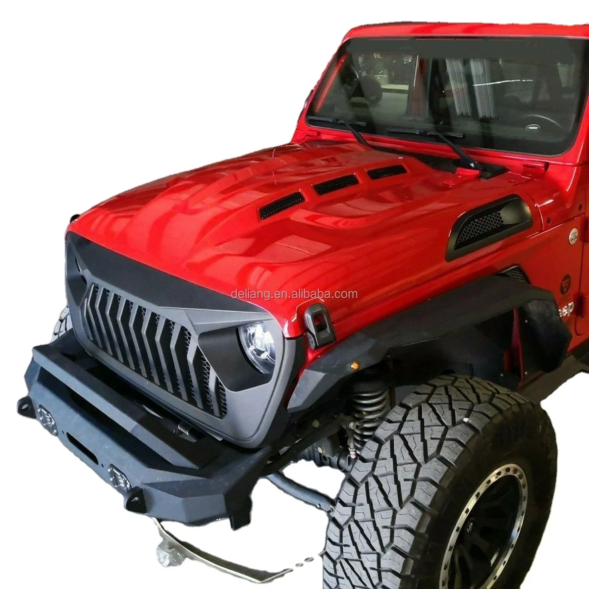 

for 2018-2022 Jeep Wrangler JL Gladiator JTU Avenger Cowl steel hood